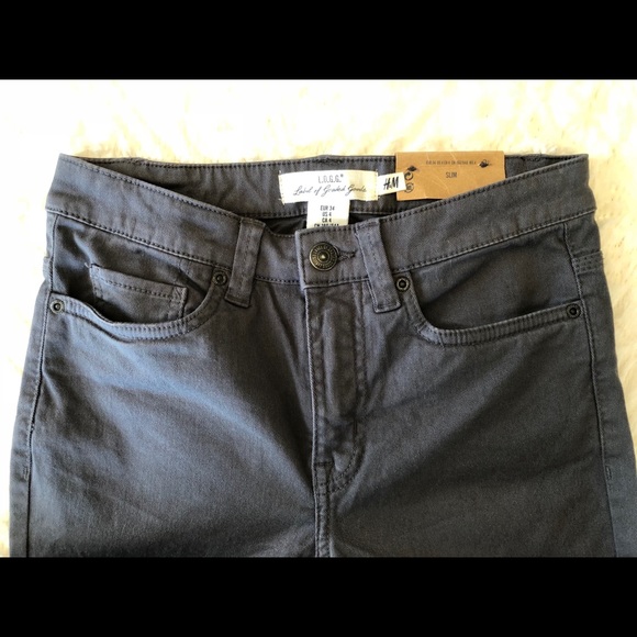 H&M Women’s Skinny Jeans — Size 26 / 4 — NWT — Dark Gray - Picture 5 of 8